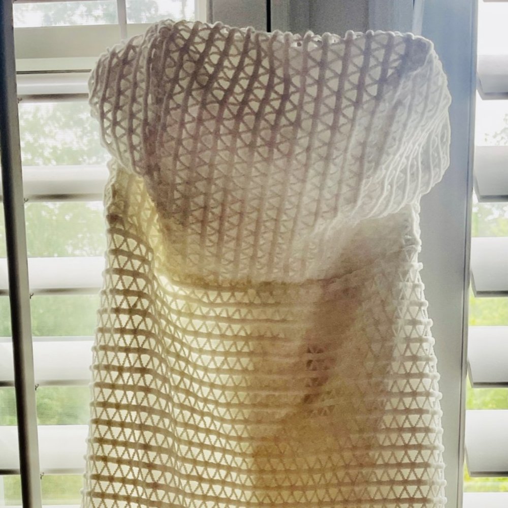 Hello Molly White Write In Cursive Strapless Midi… - image 4